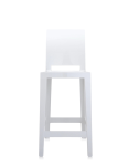kartell prodotti arredamento sgabelli sgabello one more please h 100 bianco lucido kartell 0