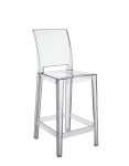 kartell prodotti arredamento sgabelli sgabello one more please h 100 cristallo kartell 0