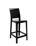 kartell prodotti arredamento sgabelli sgabello one more please h 100 nero lucido kartell 0